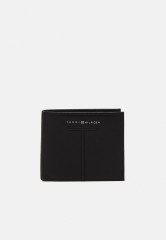 Tommy Hilfiger CENTRAL FLAP AND COIN UNISEX Wallet black ЦЕНТРАЛЬНЫЙ КЛАПАН И МОНЕТ УНИСЕКС Бумажник черный