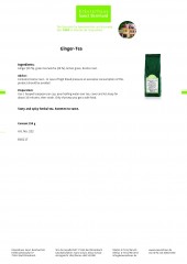 Krauterhaus Sanct Bernhardt Ginger tea, 250 г