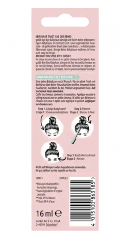 got2b Babyhaar Bandiger Bye Bye Babyhaar Гель для фиксации тонких волос вдоль линии роста волос, 16мл