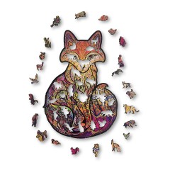 ANIWOOD Holz-Puzzle Fuchs M (150 Teile) Деревянный Пазл Лисица М (150 деталей)