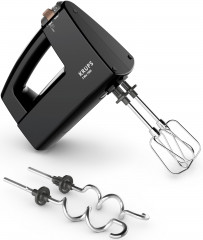 Krups Krups Handmixer F60858 3Mix 7000, 500 W, limitierte Edition, Zubehortasche, Quirl+Knethaken aus Edelstahl  Ручной миксер Krups F60858 3Mix 7000, 500 Вт, ограниченная серия, сумка для аксессуаров, венчик + крюк для теста из нержавеющей стали