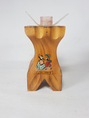 Mallorca Деревянный подсвечник &quot;Испанский танец&quot;, 14,5 x 6,5 см, Испания, 1960-70гг.
