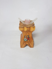 Mallorca Деревянный подсвечник &quot;Испанский танец&quot;, 14,5 x 6,5 см, Испания, 1960-70гг.