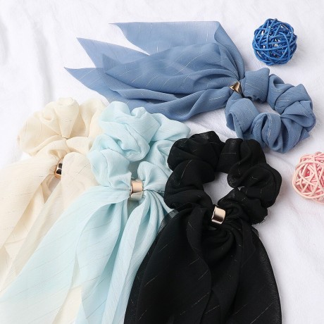 SOHO Vina Scrunchie Schwarz Резинка для волос из виноградной лозы