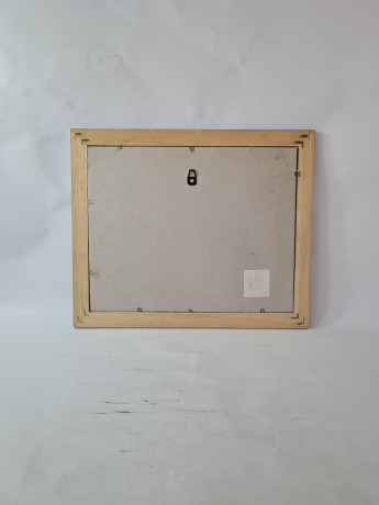 Картина винтажная "Дом на берегу" М.Кристоф, 35 x 28,5 см, Германия, 1960-70гг.