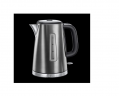 Russell Hobbs Wasserkocher Luna, Edelstahl, Grau, Электрический чайник 23211-70 объёмом 22,8 x 20,3 x 24 cm 1,16 Kilogramm л, нержавеющая сталь, мощностью 2400