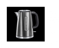 Russell Hobbs Wasserkocher Luna, Edelstahl, Grau, Электрический чайник 23211-70 объёмом 22,8 x 20,3 x 24 cm 1,16 Kilogramm л, нержавеющая сталь, мощностью 2400