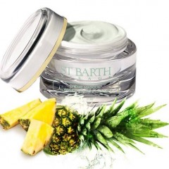 Ligne St Barth VISAGE Creme Maske Grune Tonerde und Ananas Крем-маска для лица с зеленой глиной и ананасом с матирующим и подтягивающим эффектом для комбинированной и жирной кожи, 50 г