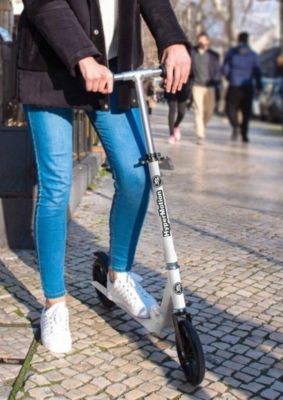 HyperMotion Tretroller fur Erwachsene und Jugendliche Klappbar und Hohenverstellbar Самокаты для взрослых и подростков