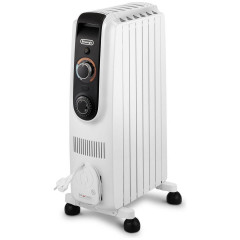 DeLonghi Dragon Easytronic TRD50615 Масляный радиатор, 1500 Вт, электронный термостат Easytronic, защита от перегрева