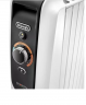 DeLonghi Dragon Easytronic TRD50615 Масляный радиатор, 1500 Вт, электронный термостат Easytronic, защита от перегрева