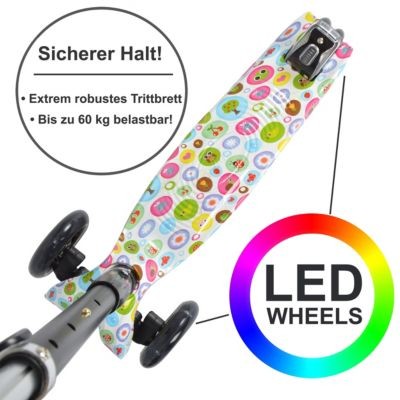 APOLLO LED Kinderscooter Kids Whiz Светодиодный детский самокат Kids Whiz