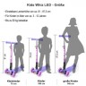 APOLLO LED Kinderscooter Kids Whiz Светодиодный детский самокат Kids Whiz