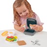 Hasbro Play-Doh Kitchen Creations Sandwichmaker Set fur Kinder ab 3 Jahren mit Play-Doh Elastix Knete und 6 weiteren Farben Набор для приготовления сэндвичей Play-Doh Kitchen Creations для детей от 3 лет с пластилином Play-Doh Elastix и 6 другими цветами