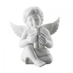 Rosenthal Rosenthal Engel mit Teddybar gross weiss matt 13,5 cm Ангелочек Rosenthal с плюшевым мишкой большой белый матовый 13,5 см