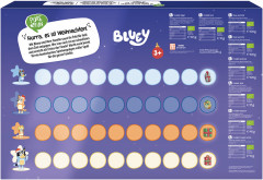 PURE&amp;FUN Bio Bluey Adventskalender 2026, PURE&amp;FUN детский органический адвент-календарь Bluey 2026 с фруктовыми снеками и пюре, 24 сюрприза