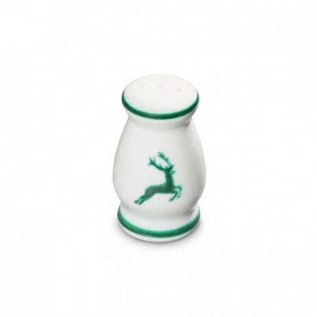 Gmundner Keramik Gmundner Keramik Gruner Hirsch Pfefferstreuer bauchig Gmundner Ceramics Green Deer Pepper Shaker луковичный
