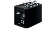 Krups Krups Smart'n Light Toaster KH6418 schwarz, 850 Watt, fur 2 Scheiben Toast schwarz Тостер Krups Smart'n Light KH6418 черный, 850 Вт, на 2 ломтика тостов