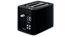 Krups Krups Smart'n Light Toaster KH6418 schwarz, 850 Watt, fur 2 Scheiben Toast  schwarz Тостер Krups Smart&amp;#39;n Light KH6418 черный, 850 Вт, на 2 ломтика тостов
