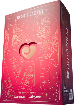 Lovehoney mon ami Amorana Adventskalender 2026, взрослый адвент-календарь для пар с интимными товарами и аксессуарами, 25 продуктов