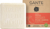 SANTE FAMILY Festes Feuchtigkeits Pflege-Shampoo Bio-Mango & Aloe Vera, 60 g, Санте Твёрдый увлажняющий шампунь Family с био-манго и алоэ вера, 60 г
