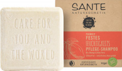 SANTE FAMILY Festes Feuchtigkeits Pflege-Shampoo Bio-Mango &amp; Aloe Vera, 60 g, Санте Твёрдый увлажняющий шампунь Family с био-манго и алоэ вера, 60 г