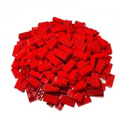 LEGO LEGO Duplo 2x4 Steine Rot - 50 Stuck - Grundbausteine Red NEU LEGO Duplo 2x4 кирпичи красные - 50 штук - базовые строительные блоки красного цвета НОВИНКА