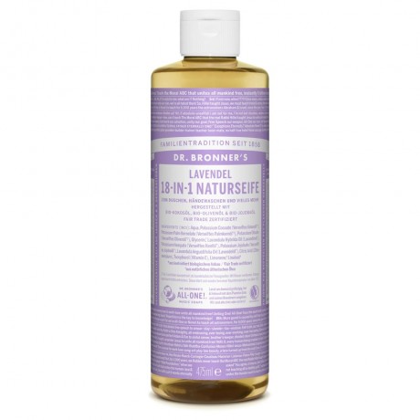 Dr. Bronner's Lavendel 18in1 Naturseife 475ml Лаванда натуральное мыло 18в1 475мл