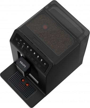 Krups Krups Kaffeevollautomat EA897B Evidence ECOdesign, aus 62%* recyceltem Kunststoff, bis zu 90% recycelbar, inkl. Emsa Travel Mug im Wert von UVP 25,99 Полностью автоматическая кофемашина Krups EA897B Evidence ECOdesign, на 62 %* изготовленная из пер