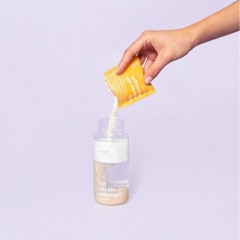 FUTURE STORIES Vorteilskit 3er Set Duschgel Pulver Mango &amp; Orange inkl. Pumpspender  Комплект Advantage Kit из 3 гелей для душа в виде порошка манго и апельсина, включая дозатор с помпой