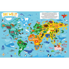 Sauerlander Verlag Mein kunterbunter Tieratlas Мой красочный атлас животных