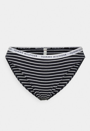 Tommy Hilfiger BIKINI PRINT 3 PACK Briefs white/light pink 3 НАБОР С ПРИНТОМ БИКИНИ Трусы белый/светло-розовый