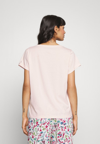 Tommy Hilfiger SHORT SLEEVE Pyjama top light pink КОРОТКИЙ РУКАВ топ от пижамы светло-розовый