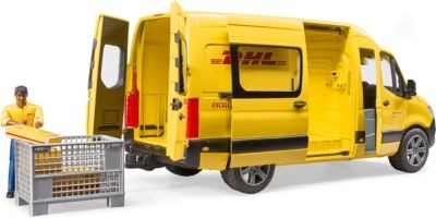 Bruder MB Sprinter DHL mit Fahrer und Zubehor MB Sprinter DHL с водителем и аксессуарами