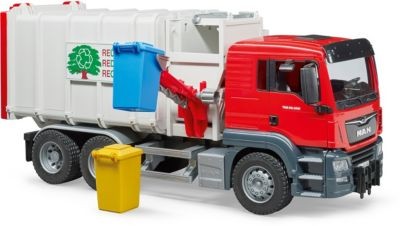 Bruder MAN TGS Seitenlader Mull-LKW Мусоровоз с боковой загрузкой MAN TGS