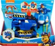 Spin Master Paw Patrol Chases Rise and Rescue verwandelbares Spielzeugauto mit Actionfiguren und Zubehor Машинка-трансформер Paw Patrol Chases Rise and Rescue с фигурками и аксессуарами