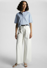 Tommy Hilfiger RLX SPLIT GLOBAL STR CROP Polo shirt breezy blue RLX SPLIT GLOBAL STR CROP Рубашка поло свежий синий