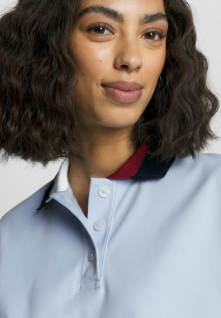 Tommy Hilfiger RLX SPLIT GLOBAL STR CROP Polo shirt breezy blue RLX SPLIT GLOBAL STR CROP Рубашка поло свежий синий