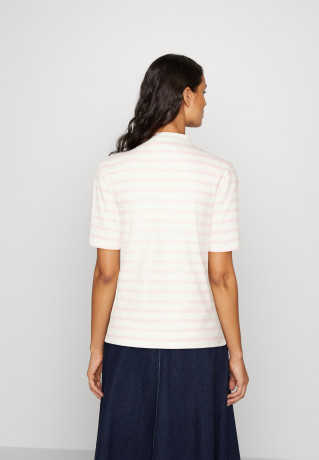 Tommy Hilfiger REG STRIPE  Polo shirt Breton Ecru/Pastel Pink REG STRIPE Рубашка поло Бретонский экрю/Пастельно-розовый