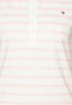 Tommy Hilfiger REG STRIPE  Polo shirt Breton Ecru/Pastel Pink REG STRIPE Рубашка поло Бретонский экрю/Пастельно-розовый