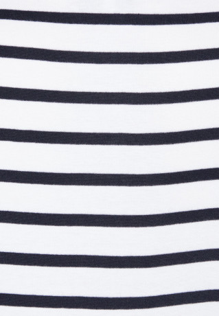 Tommy Hilfiger SLIM BOAT Neck 3/4 Sleeve Long sleeved top breton desert sky/white SLIM BOAT Neck Рукав 3/4 Топ с длинными рукавами бретонская пустыня небо/белый