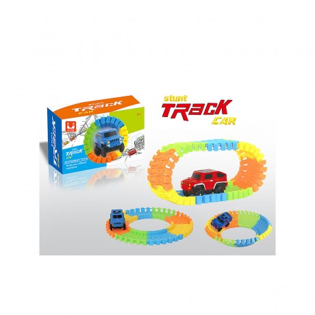 Debuy Magische Bauklotze Schiene Leuchtendes Schienenauto 360pcs Elektroauto Kinderspielzeug Magische Blockspur Волшебные блоки Track Light Up Track Car 360pcs Electric Car Детские игрушки Magic Block Track