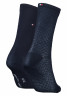 Tommy Hilfiger 2 PACK Socks navy 2 УПАКОВКИ носков военно-морской