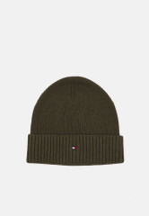 Tommy Hilfiger ESSENTIAL FLAG BEANIE UNISEX Beanie army green melange ESSENTIAL FLAG BEANIE UNISEX Шапочка армейский зеленый меланж