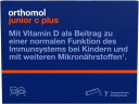 Orthomol junior C plus Granulat Himbeer/Limette 7 sticks, Ортомол джуниор С+ с Витаминами D и C, селеном и цинком для роста и развития детей с 4-х лет, гранулы в стиках со вкусом малины и лайма, 7 шт