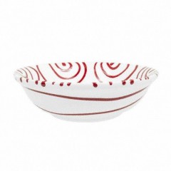 Gmundner Keramik Gmundner Keramik Rotgeflammt Muslischale klein d: 14 cm / h: 4,5 cm / 0,27 L Керамическая чаша для хлопьев Gmundner с красным пламенем, маленькая, д: 14 см / высота: 4,5 см / 0,27 л