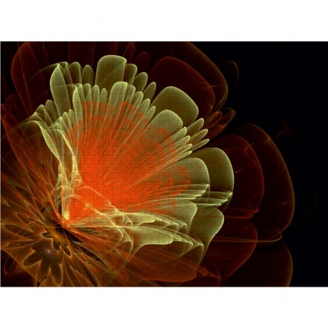 CALVENDO Puzzle CALVENDO Puzzle Der Reich der Fractalblumen Пазл CALVENDO Puzzle Царство фрактальных цветов
