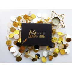 We love the planet Gold Limited Edition Geschenkset Золотой подарочный набор ограниченного выпуска