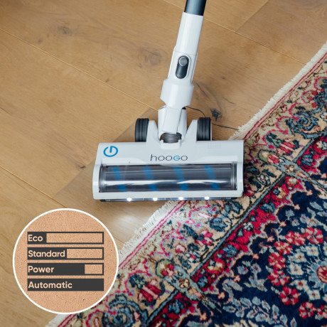 hoogo hoogo Akku-Hand-und Stielstaubsauger S6, 400,00 W, beutellos, extra leise, 90min Laufzeit, selbstreinigend, LED, fur Allergiker  беспроводной ручной пылесос hoogo S6, 400,00 Вт, без мешка, очень тихий, время работы 90 минут, самоочистка, светодиод, 