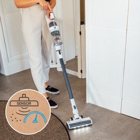 hoogo hoogo Akku-Hand-und Stielstaubsauger S6, 400,00 W, beutellos, extra leise, 90min Laufzeit, selbstreinigend, LED, fur Allergiker  беспроводной ручной пылесос hoogo S6, 400,00 Вт, без мешка, очень тихий, время работы 90 минут, самоочистка, светодиод, 